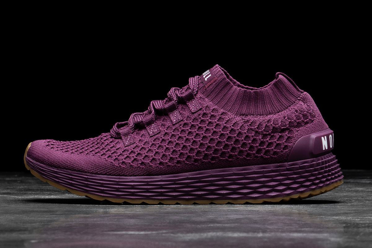 Nobull Knit Runner Women\'s Running Shoes Purple | Australia (PR3570)
